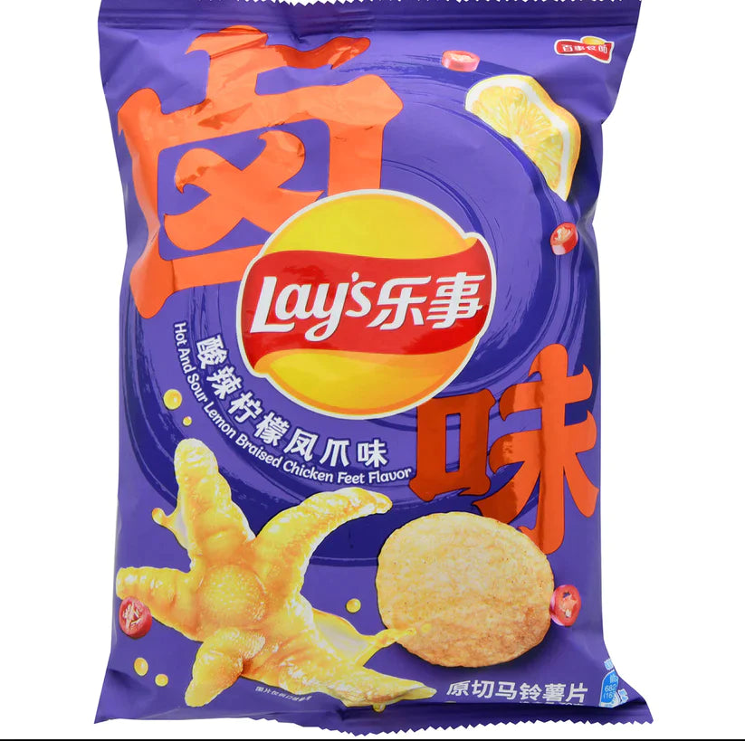 Lays Hot & Sour Lemon Braised Chicken Feet Chips