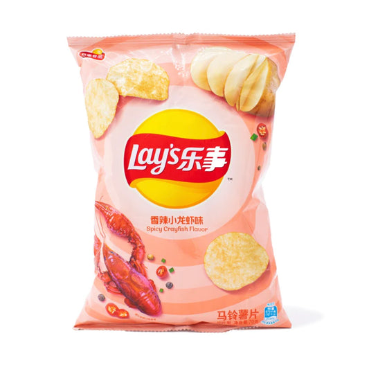 Lays Spicy Crawfish Flavor Potato Chips