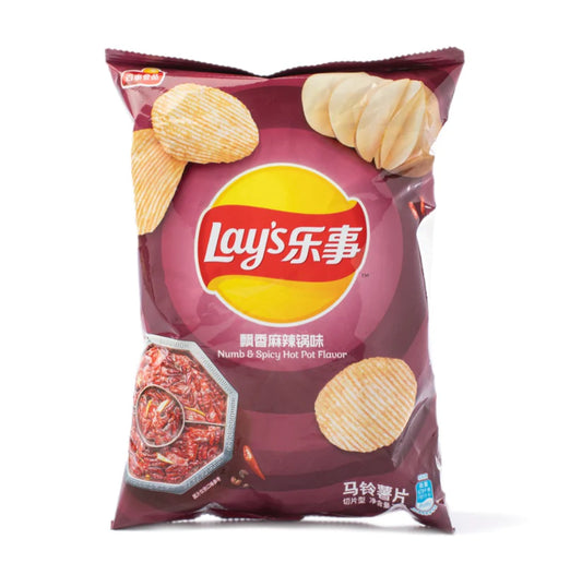 Lays Numb and Spicy Potato Chips